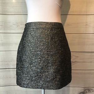 Banana Republic silver skirt. NWT